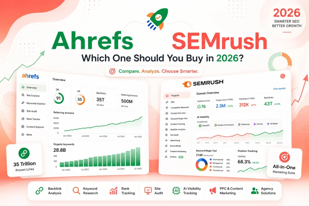 Ahrefs vs Semrush which fits