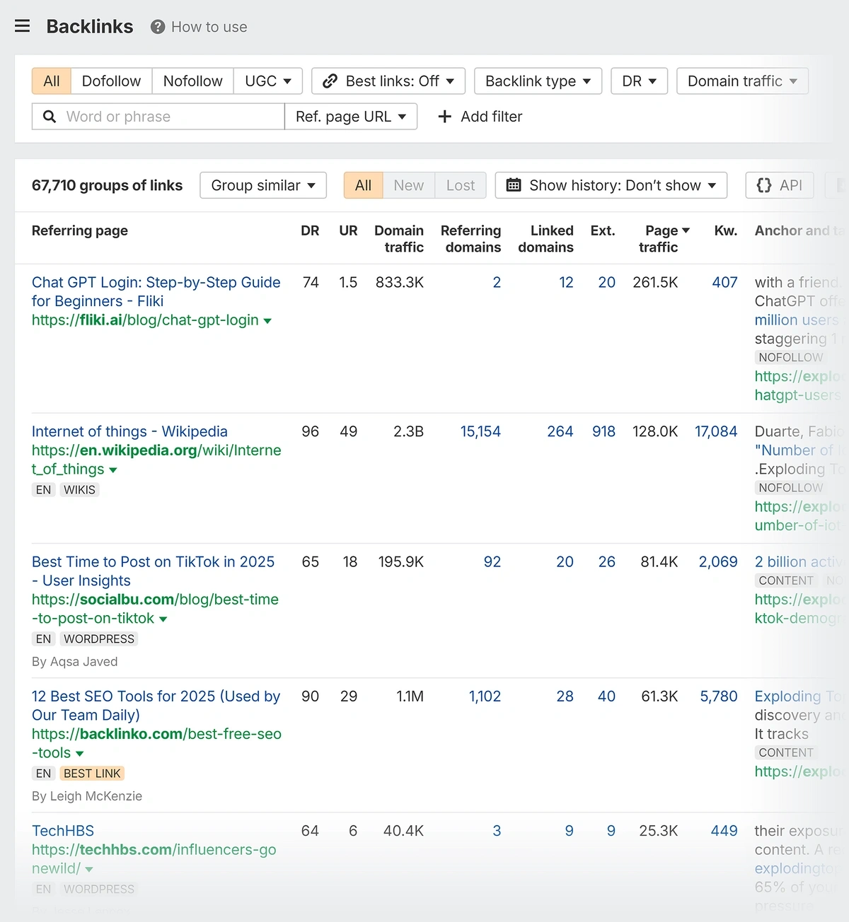 Backlink