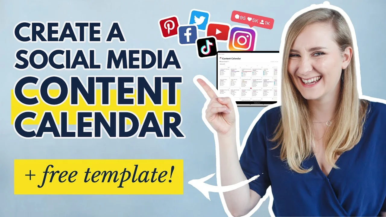 social media content calendar