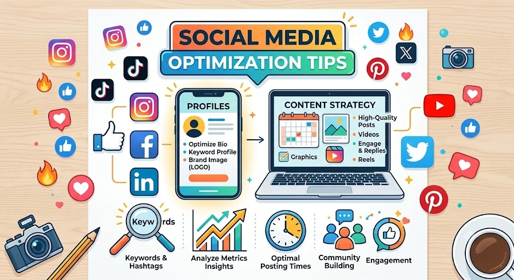 Social media optimization tips